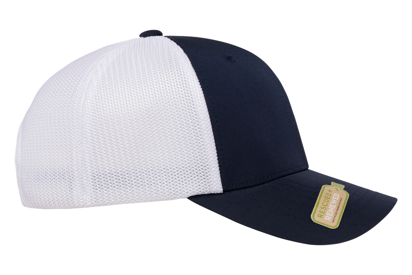 Flexfit 110 Recycled Mesh Cap - 2-Tone | 110RT-BKWH-ONE