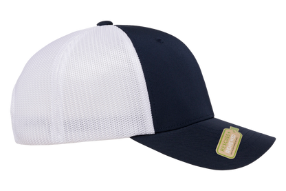 Flexfit 110 Recycled Mesh Cap - 2-Tone | 110RT-BKWH-ONE