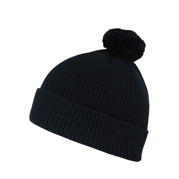 Decky-686-Pom Pom Beanie - Navy
