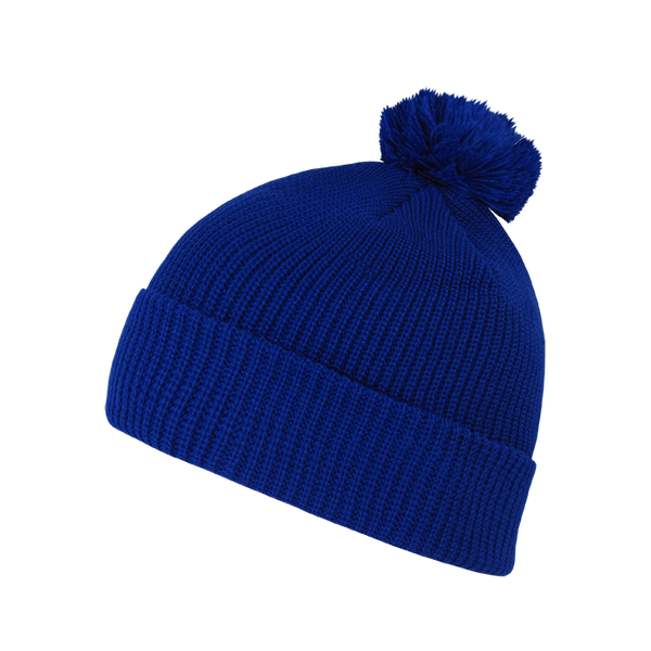 Decky-686-Pom Pom Beanie - Royal