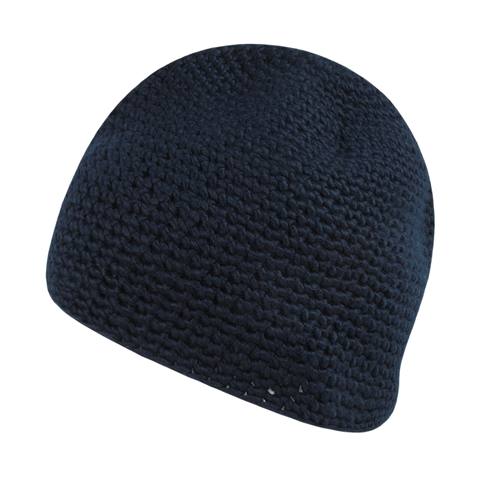Door Mat Beanie – Textured Knit Winter Cap