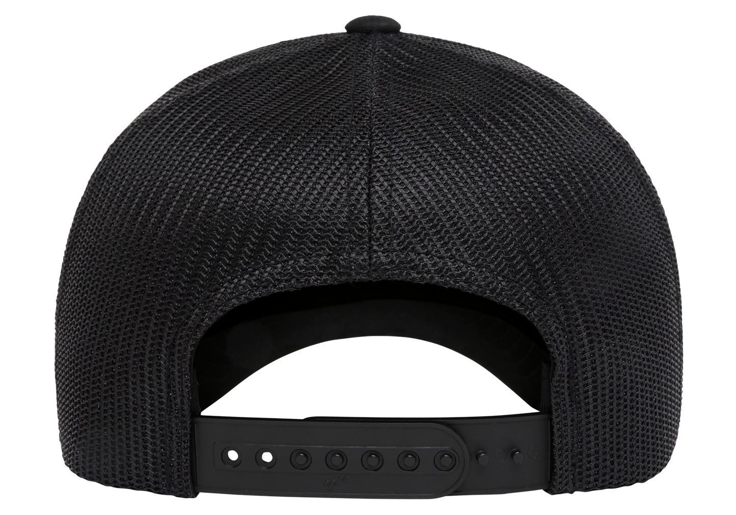 Flexfit NU 6606 Trucker Cap, ActiveGuard, Permacurv, Black | 6606NU-BK-ONE