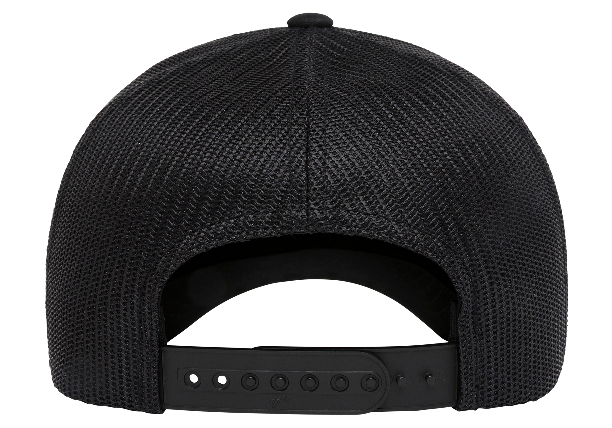 Flexfit NU 6606 Trucker Cap, ActiveGuard, Permacurv, Black | 6606NU-BK-ONE