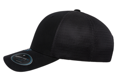 Flexfit 110 NU Mesh Cap, Black | 110MNU-BK-ONE