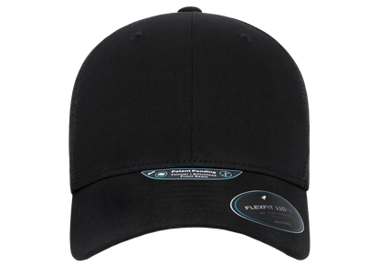 Flexfit 110 NU Mesh Cap, Black | 110MNU-BK-ONE