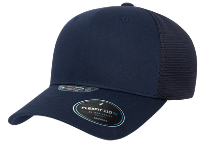 Flexfit 110 NU Mesh Cap, Black | 110MNU-BK-ONE