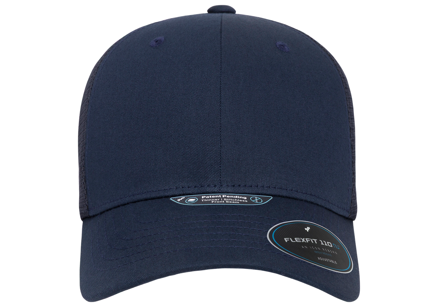 Flexfit 110 NU Mesh Cap, Black | 110MNU-BK-ONE