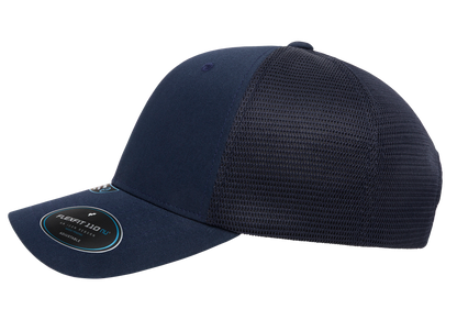 Flexfit 110 NU Mesh Cap, Black | 110MNU-BK-ONE