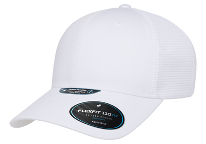 Flexfit 110 NU Mesh Cap, Black | 110MNU-BK-ONE