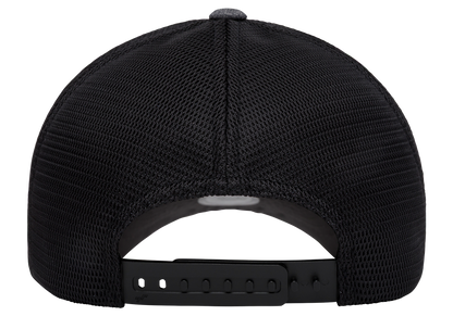 Flexfit 110 NU 2-Tone Mesh Cap, Charcoal/Black | 110MTNU-CHBK-ONE