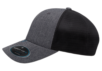 Flexfit 110 NU 2-Tone Mesh Cap, Charcoal/Black | 110MTNU-CHBK-ONE