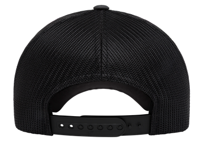 Flexfit YP Classics NU 2-Tone Trucker Cap, Charcoal/Black