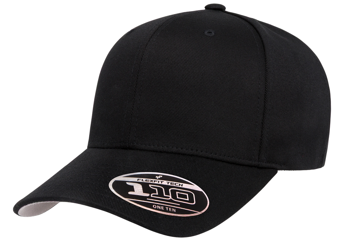 Flexfit 6277 Adjustable 110 Wooly Combed Cap, Black