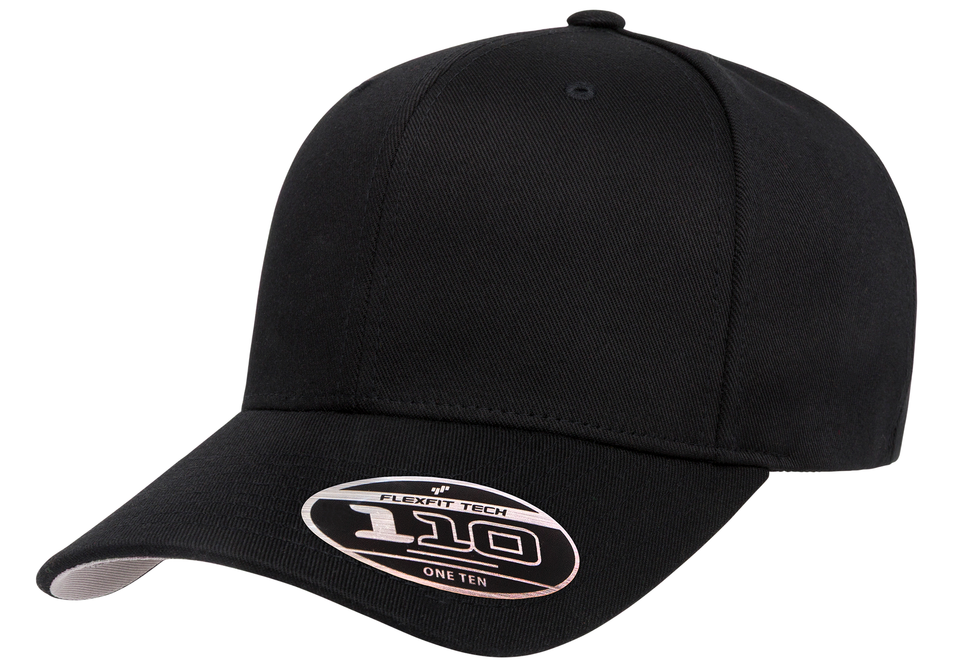 Flexfit 6277 Adjustable 110 Wooly Combed Cap, Black