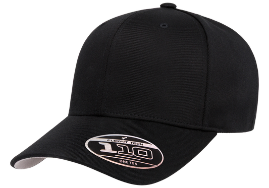 Flexfit 6277 Adjustable 110 Wooly Combed Cap, Black