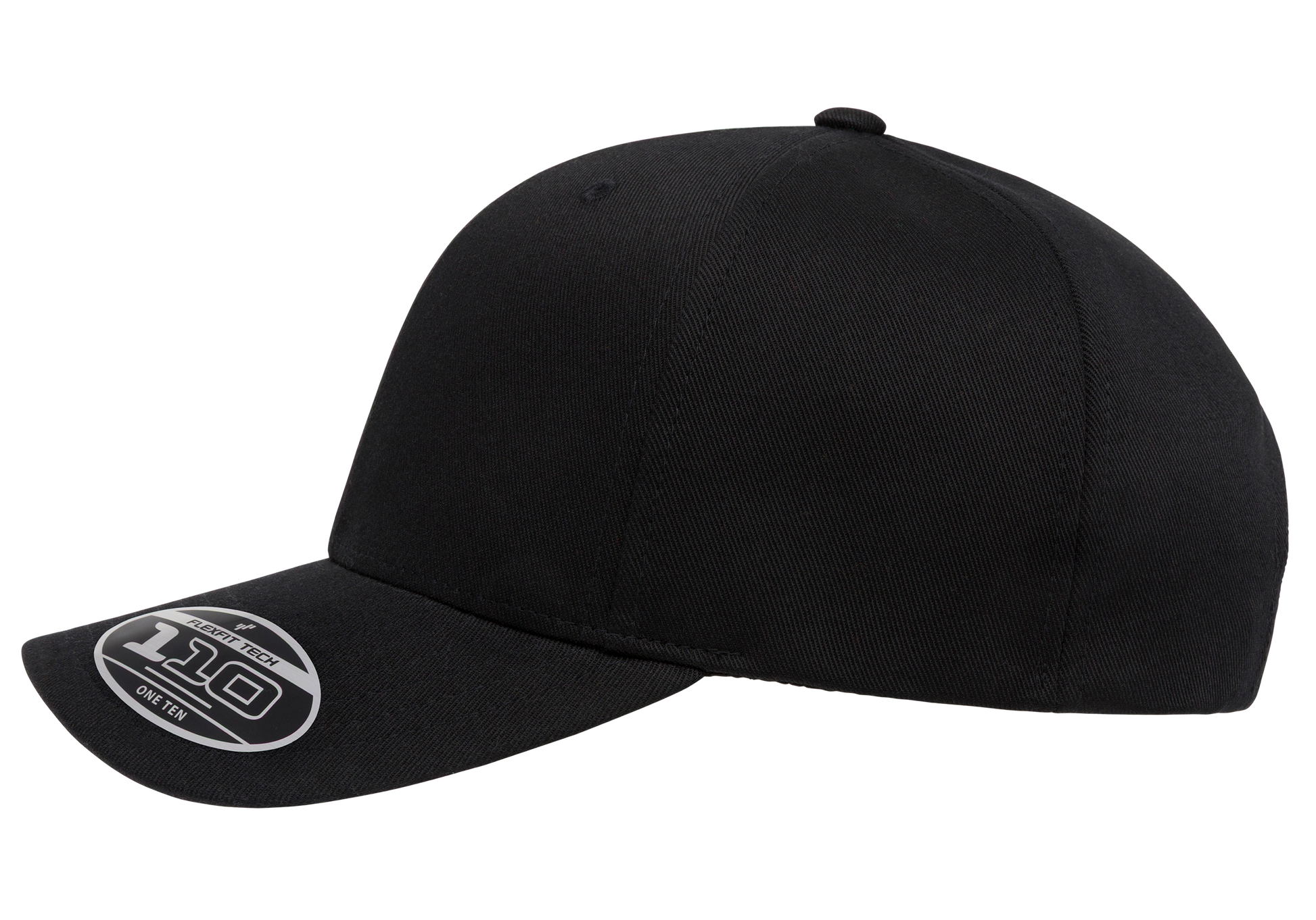 Flexfit 6277 Adjustable 110 Wooly Combed Cap, Black