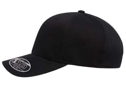Flexfit 6277 Adjustable 110 Wooly Combed Cap, Black