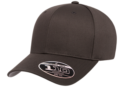 Flexfit 6277 Adjustable 110 Wooly Combed Cap, Black