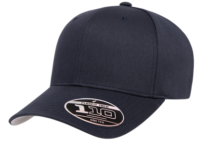 Flexfit 6277 Adjustable 110 Wooly Combed Cap, Black