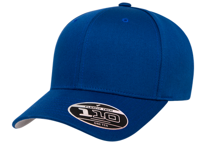 Flexfit 6277 Adjustable 110 Wooly Combed Cap, Black