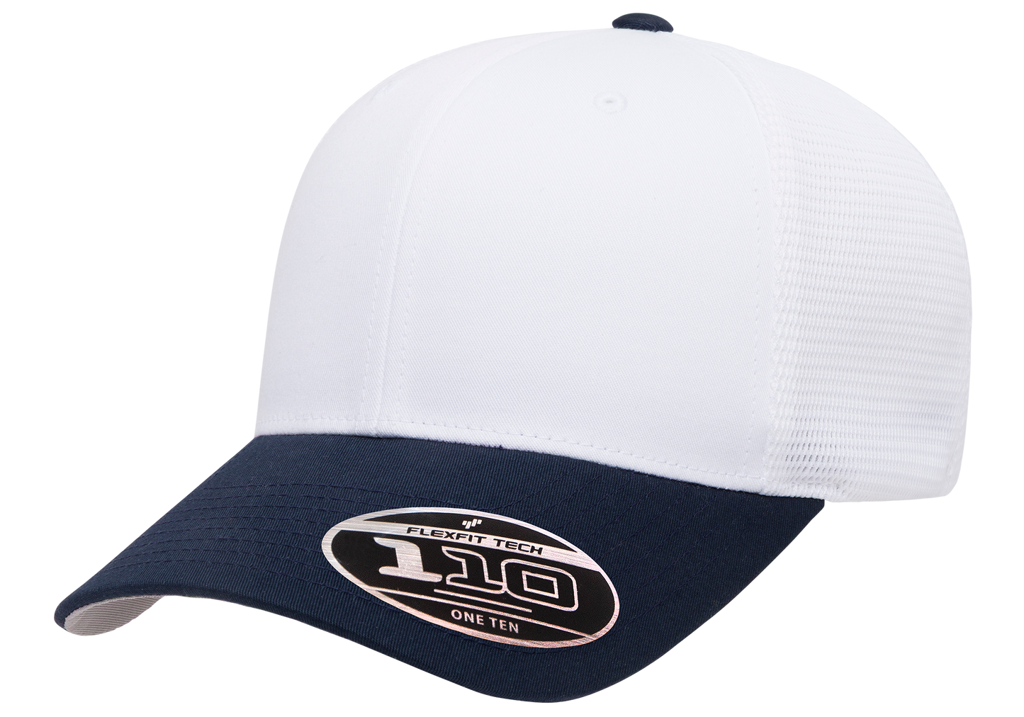 Flexfit 110 Mesh Cap, 2-Tone, Adjustable Snapback, Trucker Hat