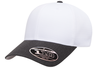 Flexfit 110 Mesh Cap, 2-Tone, Adjustable Snapback, Trucker Hat