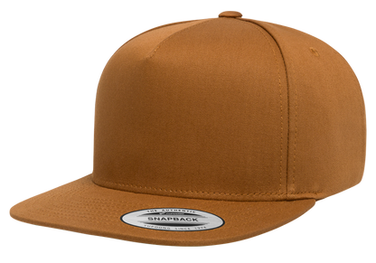 YP Classics 5-Panel Cotton Twill Snapback Cap