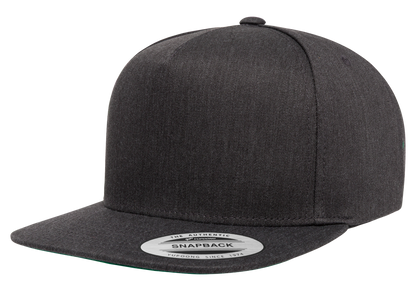 YP Classics 5-Panel Cotton Twill Snapback Cap
