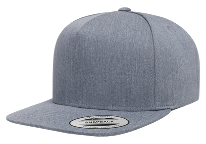 YP Classics 5-Panel Cotton Twill Snapback Cap