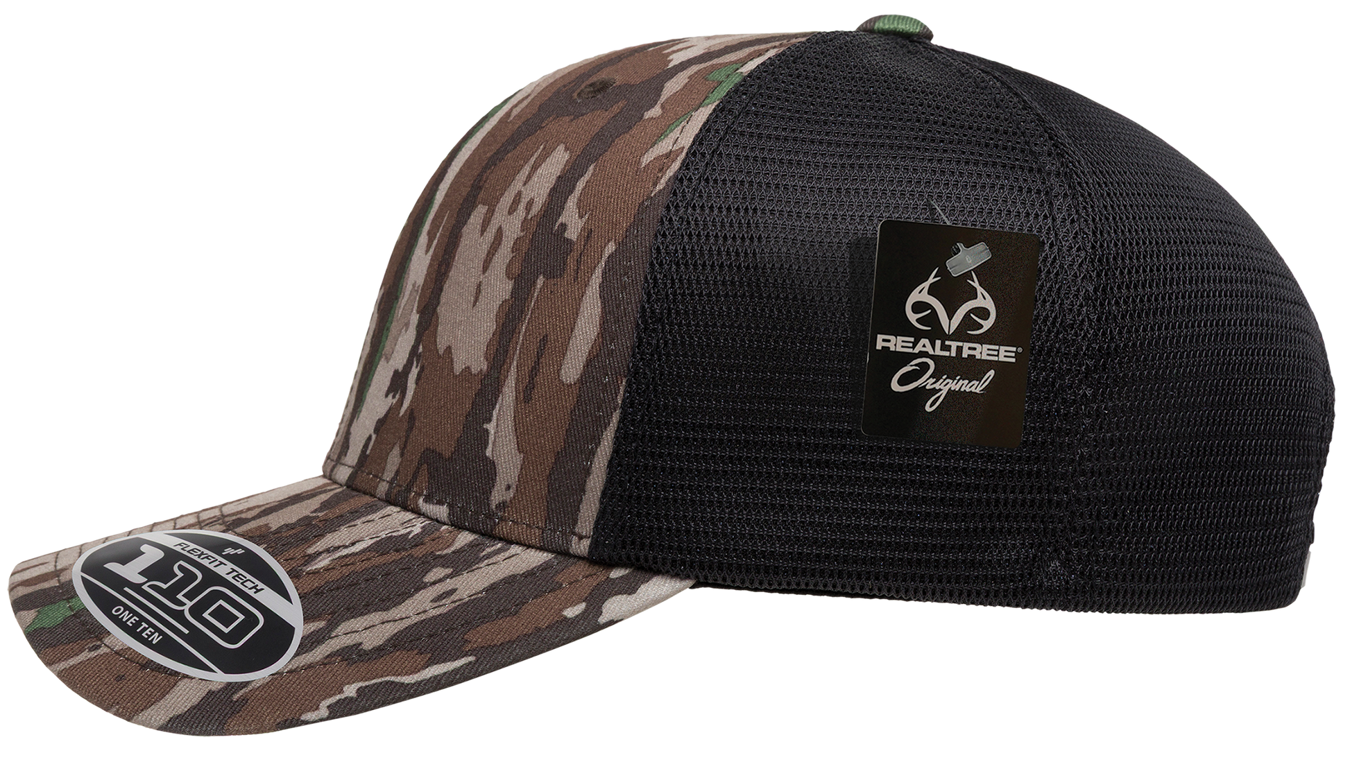 Flexfit 110 Mesh Realtree Camo Cap, One Size