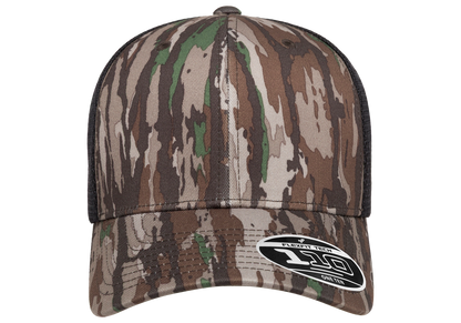 Flexfit 110 Mesh Realtree Camo Cap, One Size