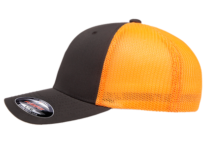 Flexfit 2-Tone Trucker Mesh Cap, Stretch Fitted