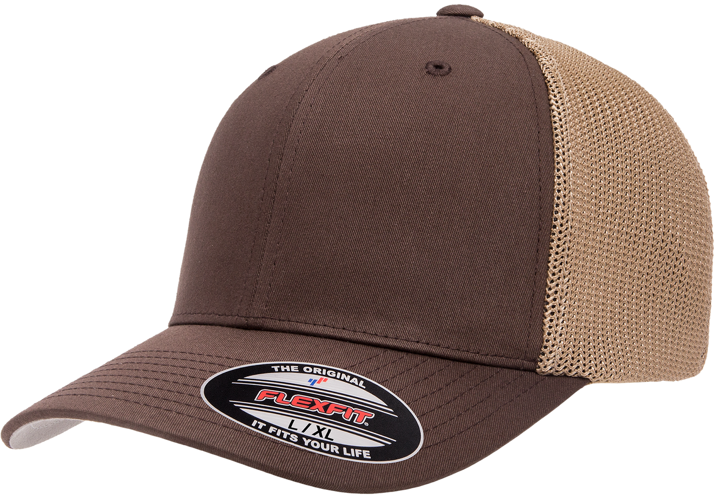 Flexfit 2-Tone Trucker Mesh Cap, Stretch Fitted