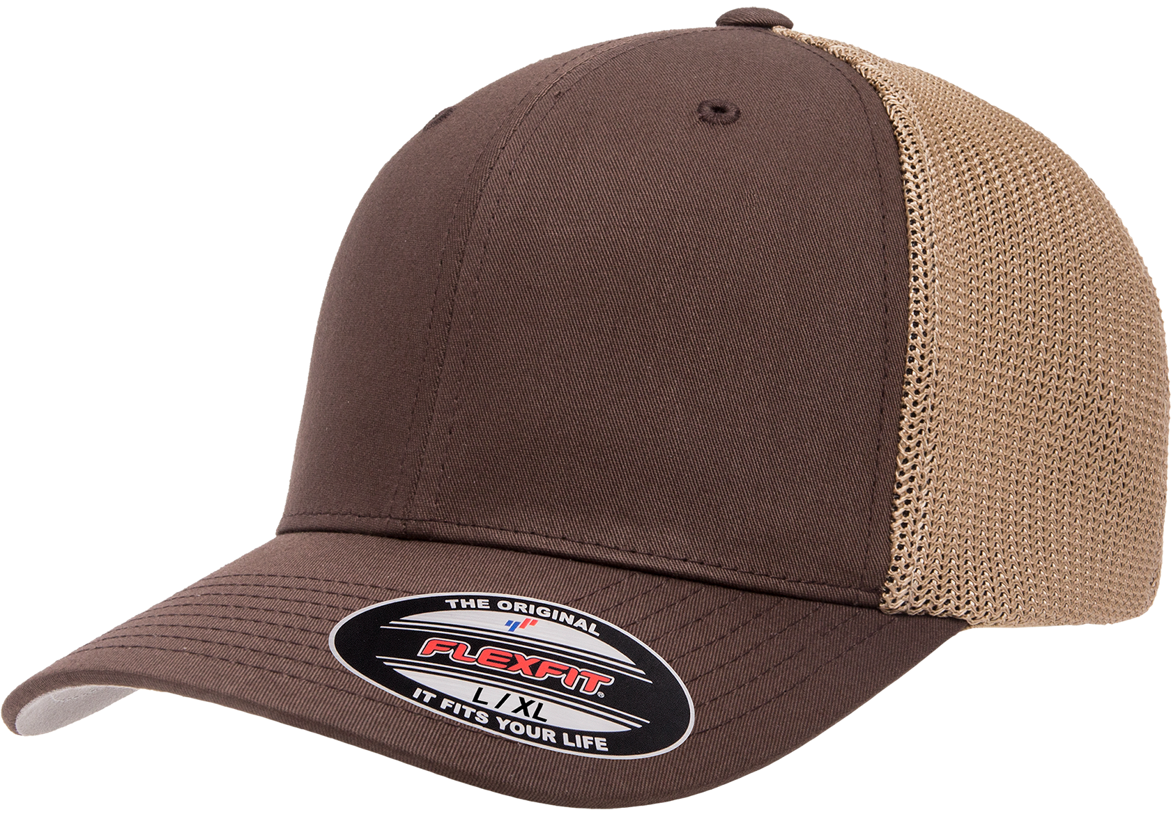 Flexfit 2-Tone Trucker Mesh Cap, Stretch Fitted
