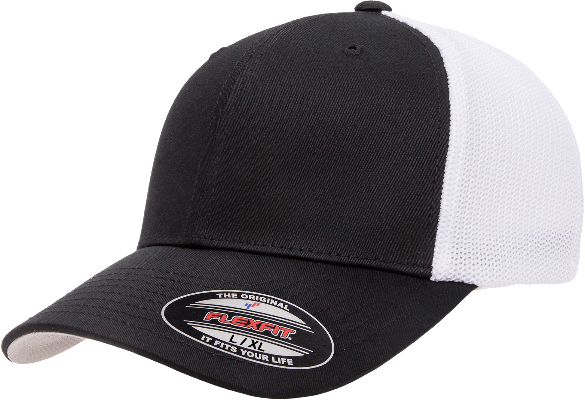 Flexfit 2-Tone Trucker Mesh Cap, Stretch Fitted