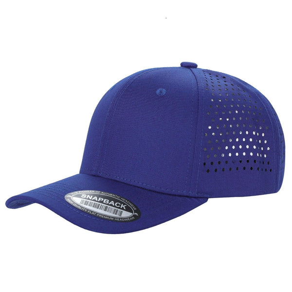 Premium 6-Panel Laser Vented Cap - 6LASER-ROYAL
