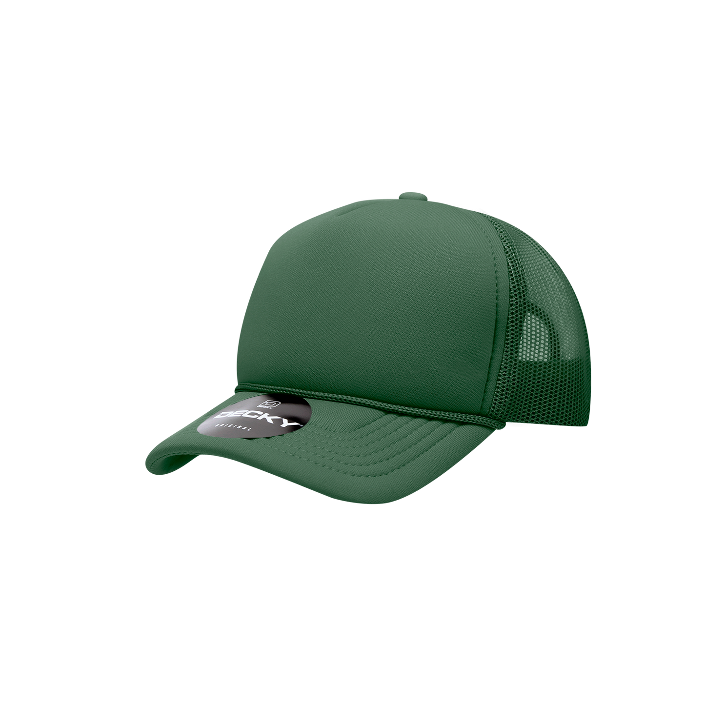 Decky-7010-Youth 5 Panel Mid Profile Structured Foam Trucker