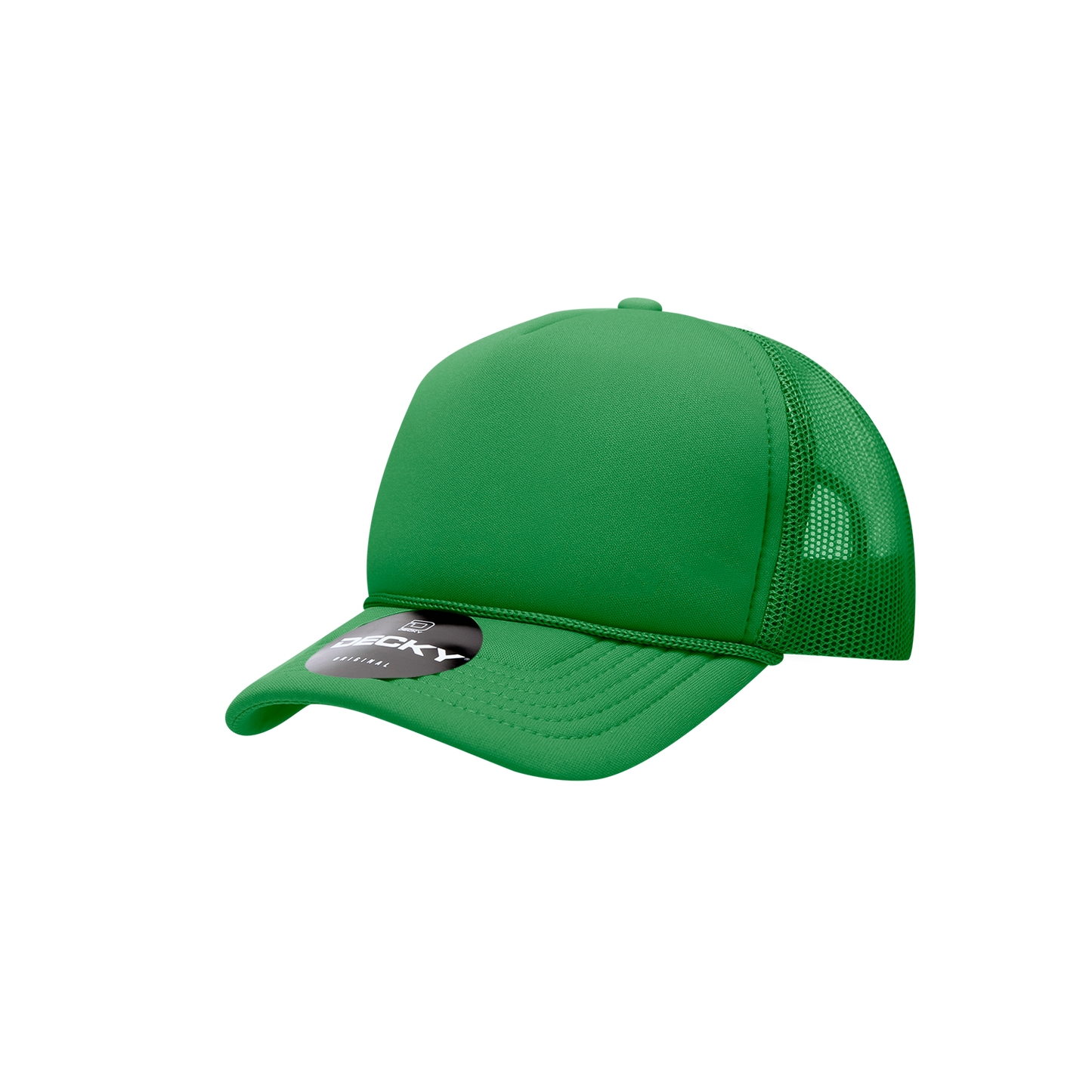 Decky-7010-Youth 5 Panel Mid Profile Structured Foam Trucker