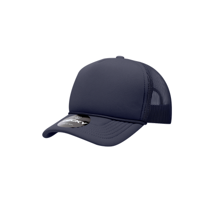 Decky-7010-Youth 5 Panel Mid Profile Structured Foam Trucker