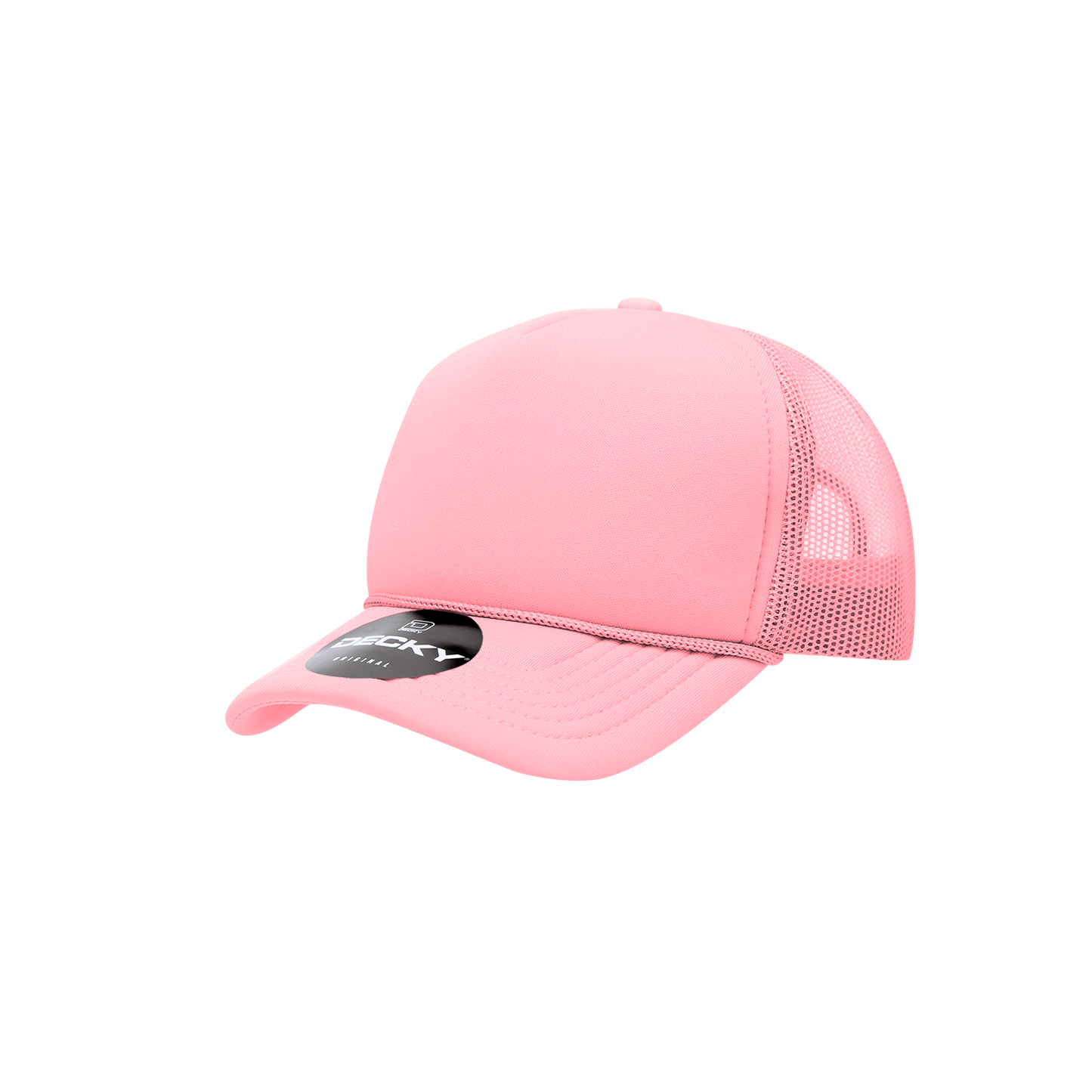 Decky-7010-Youth 5 Panel Mid Profile Structured Foam Trucker