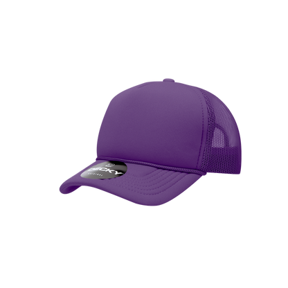 Decky-7010-Youth 5 Panel Mid Profile Structured Foam Trucker