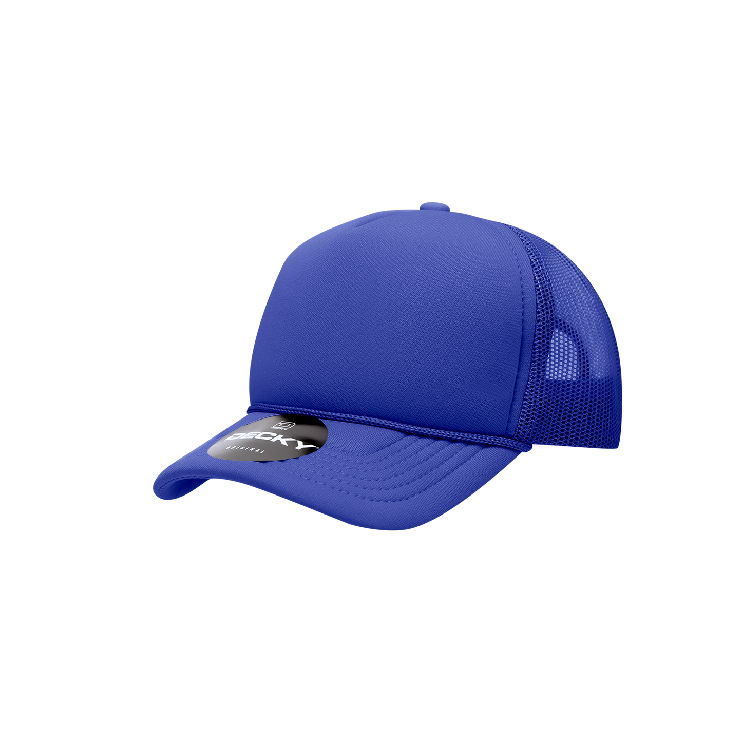 Decky-7010-Youth 5 Panel Mid Profile Structured Foam Trucker