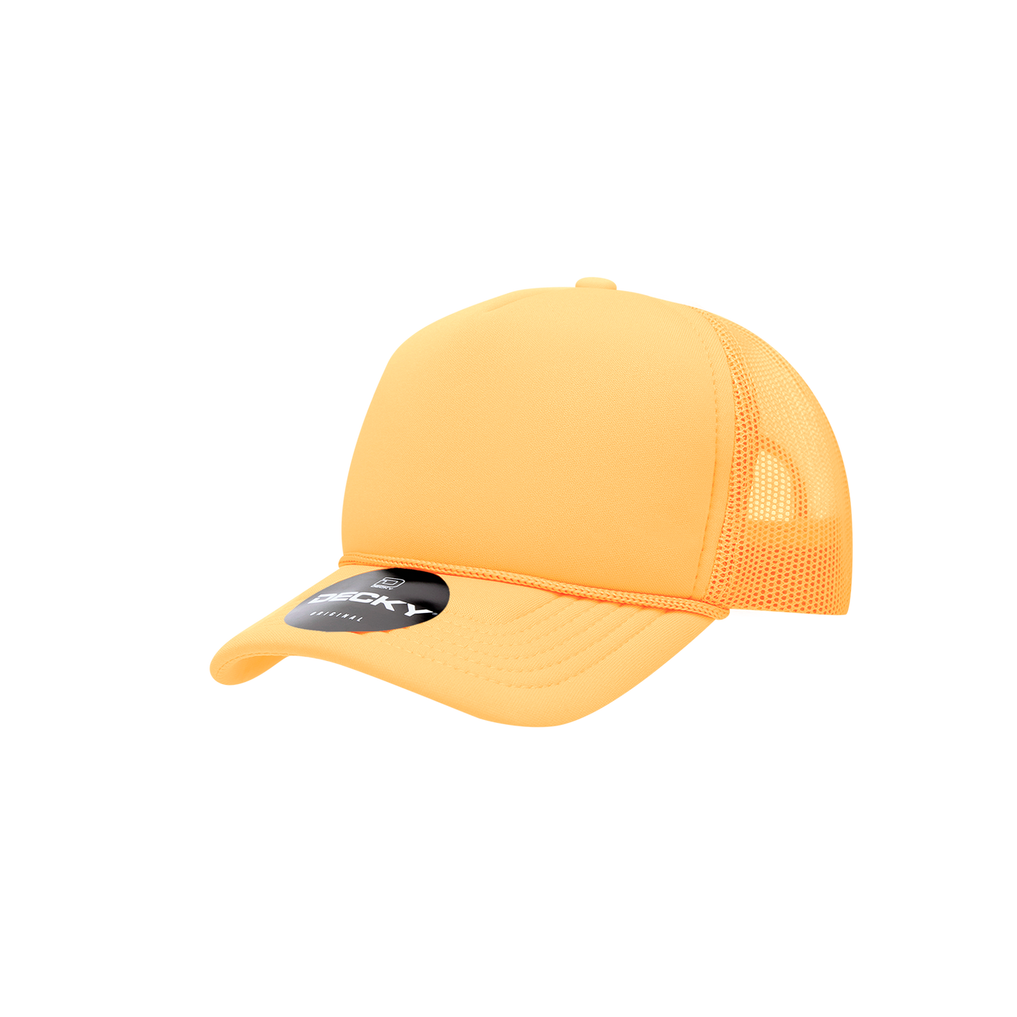 Decky-7010-Youth 5 Panel Mid Profile Structured Foam Trucker