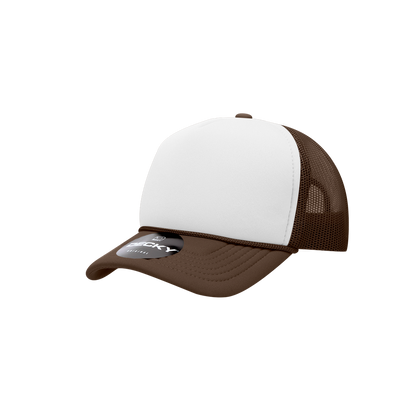 Decky-7010-Youth 5 Panel Mid Profile Structured Foam Trucker