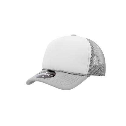 Decky-7010-Youth 5 Panel Mid Profile Structured Foam Trucker