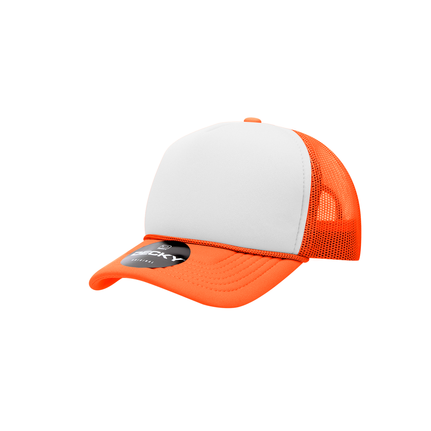 Decky-7010-Youth 5 Panel Mid Profile Structured Foam Trucker