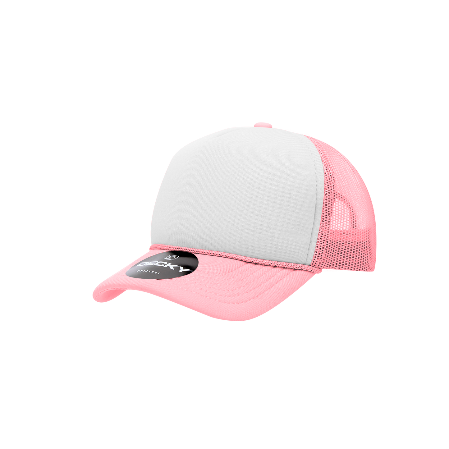Decky-7010-Youth 5 Panel Mid Profile Structured Foam Trucker