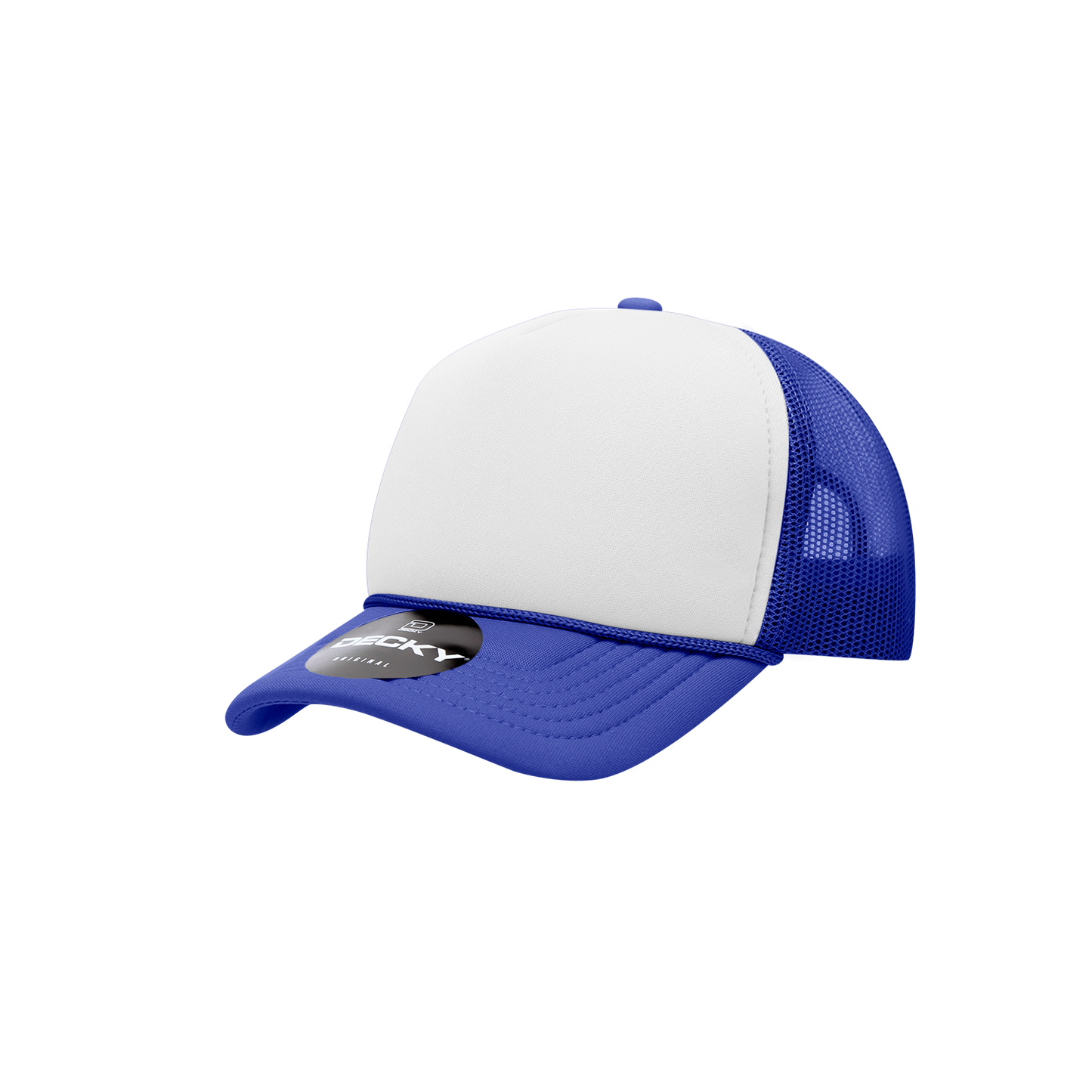 Decky-7010-Youth 5 Panel Mid Profile Structured Foam Trucker