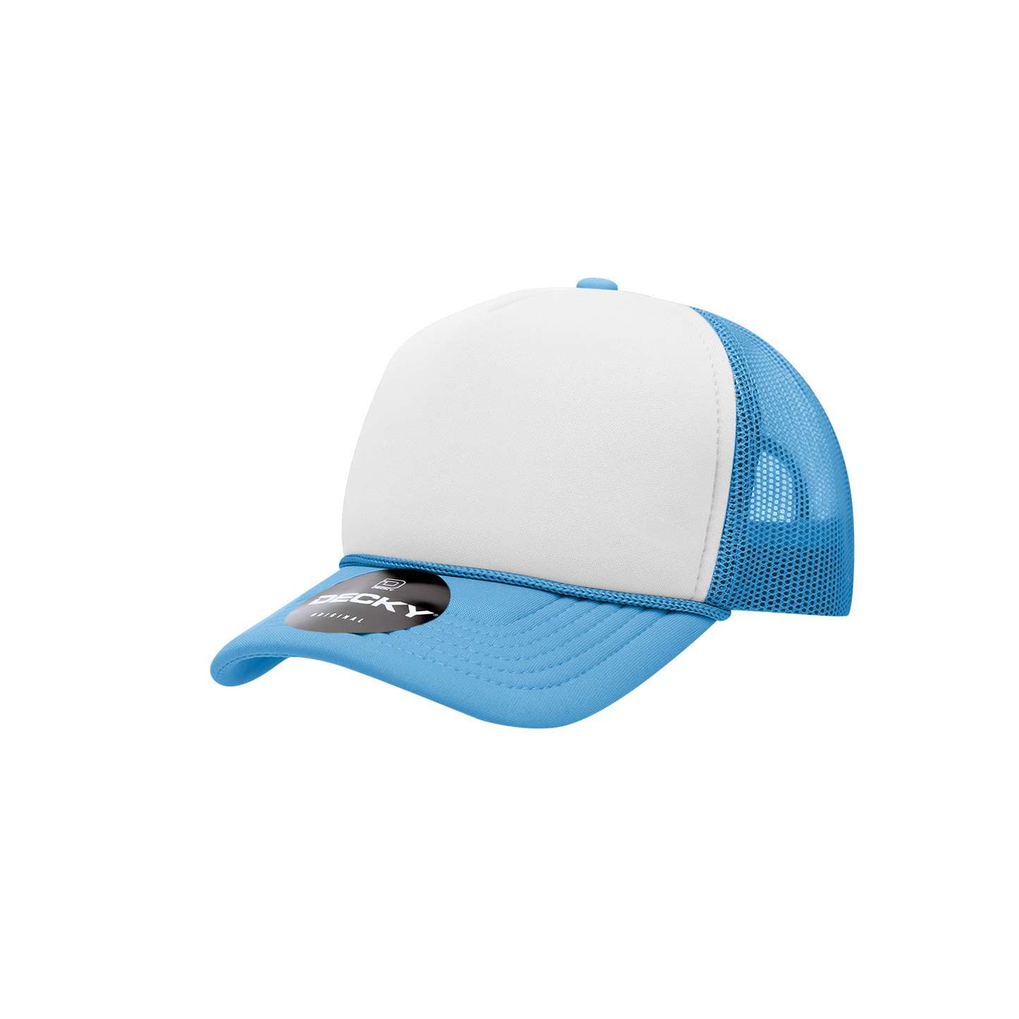 Decky-7010-Youth 5 Panel Mid Profile Structured Foam Trucker