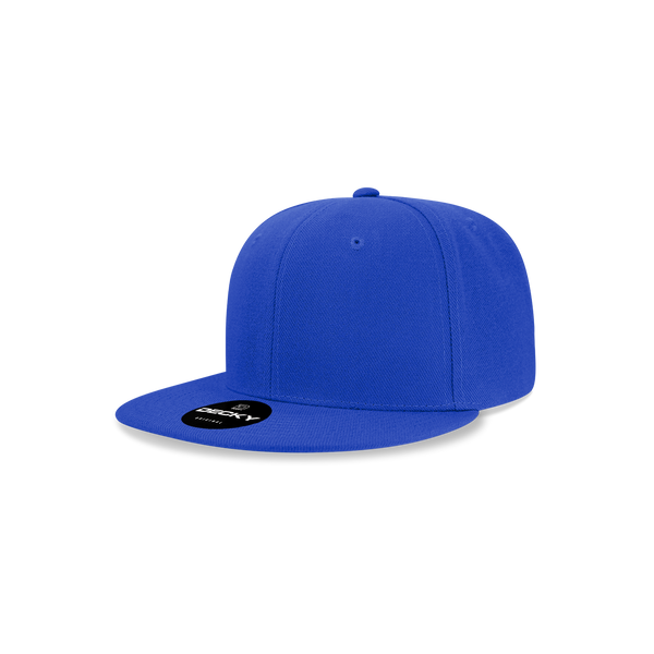 Decky-7011-Youth 6 Panel High Profile Structured Acrylic/Polyester Snapback - Royal